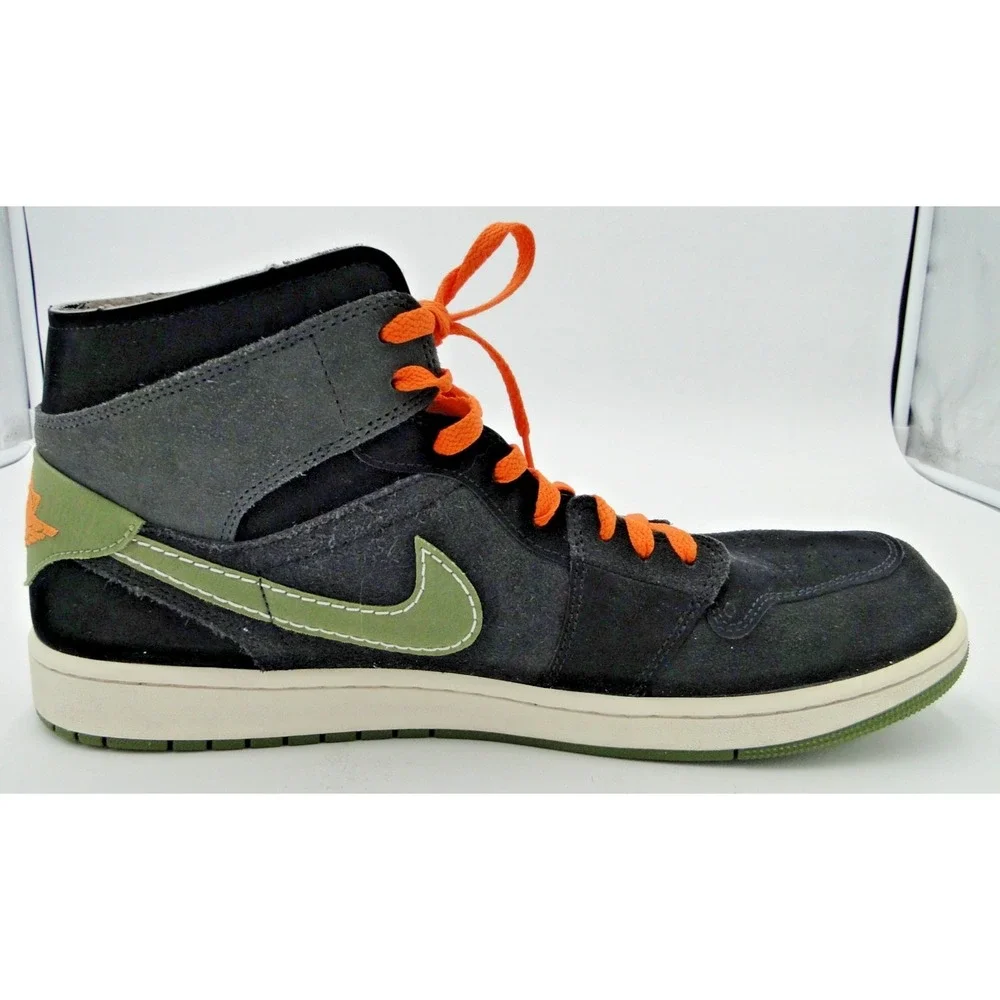 Nike Air Jordan 1 Mid SE Craft Anthracite Light Olive FD6817-003 Men's Size 15‎